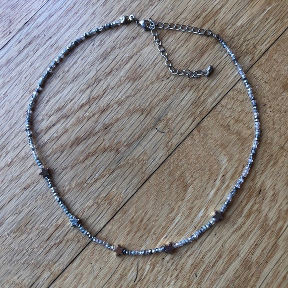 Adjustable Beaded Necklace with Gold Stars - Makes a great gift! - Picture 1 of 3